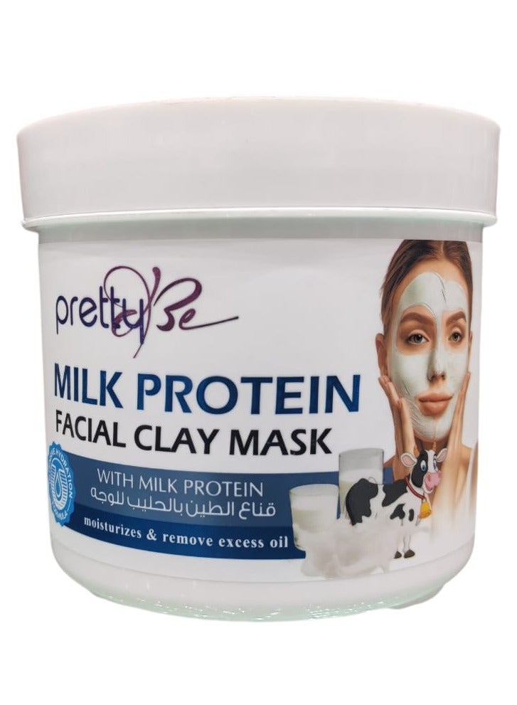 milk protein facial clay mask 600 ml